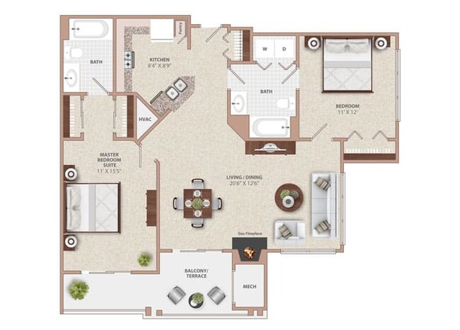 Floorplan - The Village of Churchills Choice