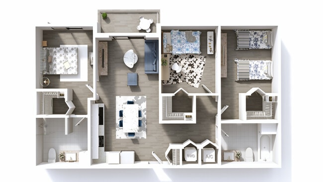 Floorplan - Bay Pointe Apartments