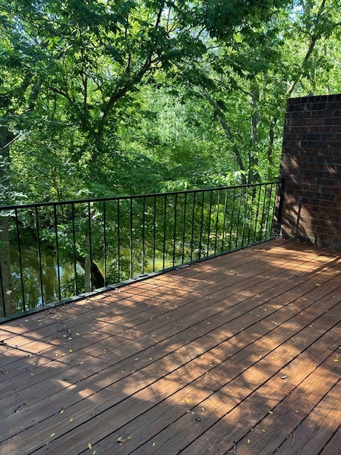 Deck overlooking Blues Creek - 3480 Ostrander Rd