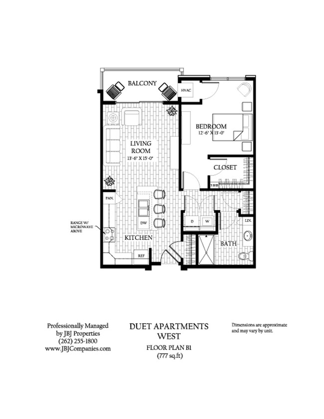 Floorplan - Duet Apartments