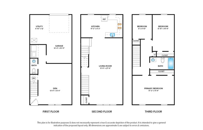 Floorplan - River Walk Townhomes