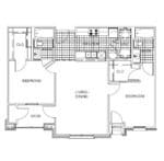 Floorplan - Laurel Hill Senior Apartments