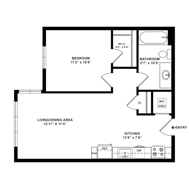 Mosaic - 1 Bed, 1 Bath - Unity Homes at Ballston