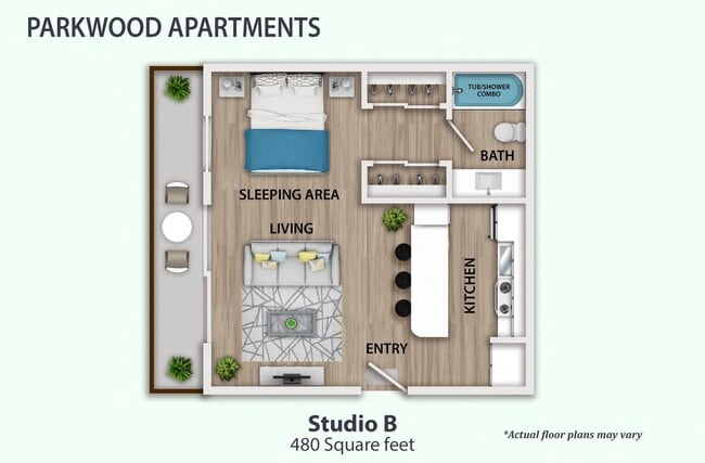 Interior Photo - Parkwood Apartments