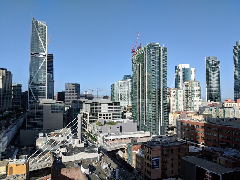 View from roof deck - 199 New Montgomery St