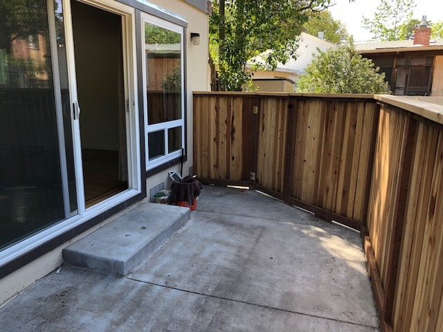 private patio - 1224 Sir Francis Drake Blvd