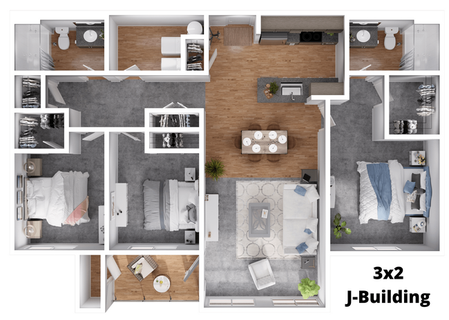 Floorplan - Riverview Apartments