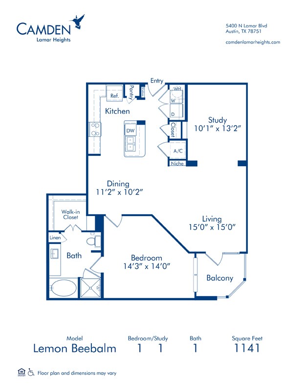 Floorplan - Camden Lamar Heights
