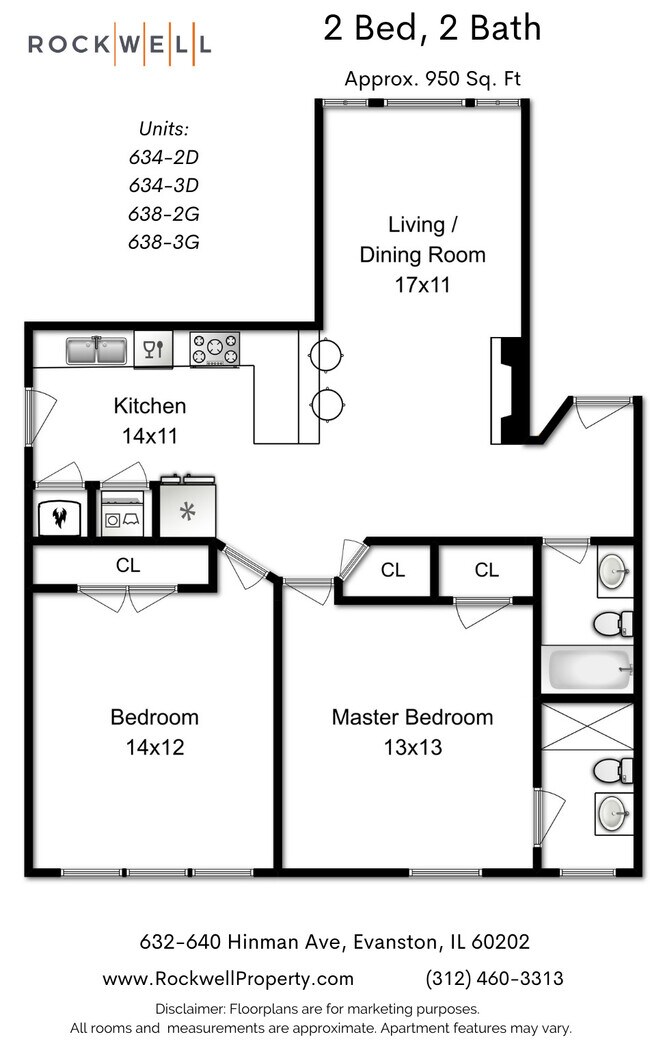 Floorplan - 632 Hinman