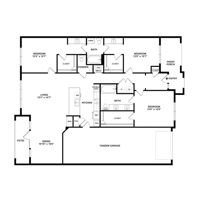Floorplan - Reserve at Round Rock
