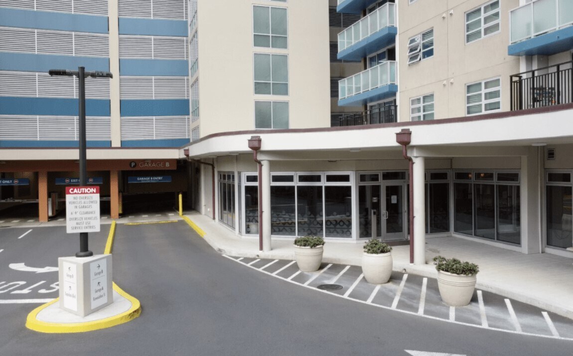 Gated garage with ample visitor stalls - 801 South St