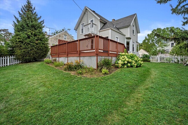 Backyard deck view - 829 W Lincoln Ave