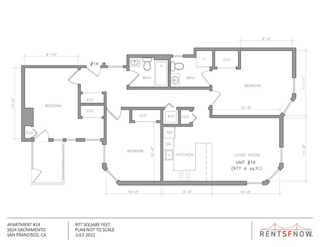 Floorplan - 1624 Sacramento