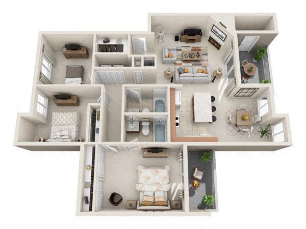 Floorplan - Aravia Apartments