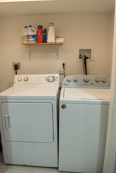 Washer and Dryer - Basement - 1623 Swain St
