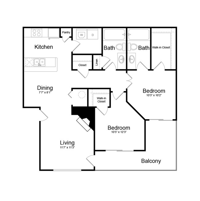 Floorplan - Alvista Trailside Apartments