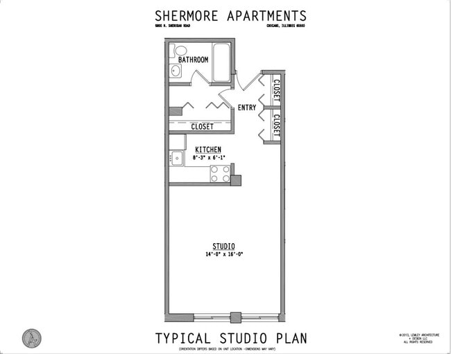Floorplan - 5800 North Sheridan