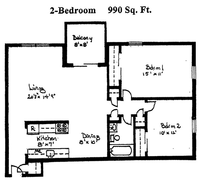 Apt. A8 - Princeton Apartments
