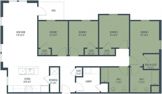 Floorplan - Tiffin Pointe