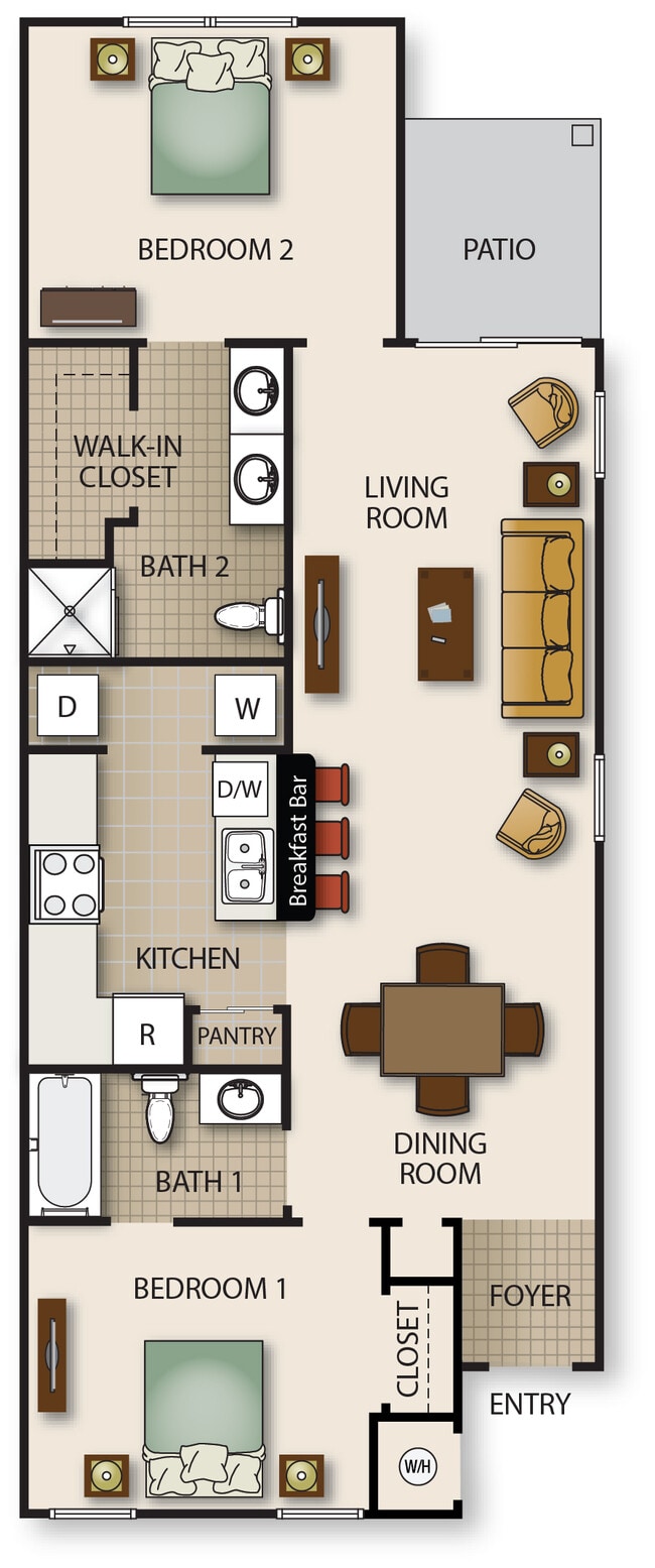 Floorplan - Garden Park Senior Living