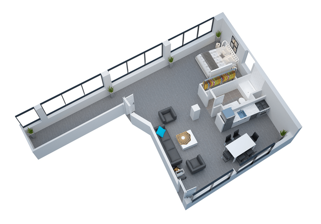 Floorplan - San Fernando Building Lofts