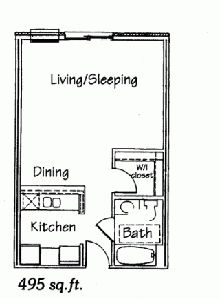 Efficiency - Kearney Meadows Apartments