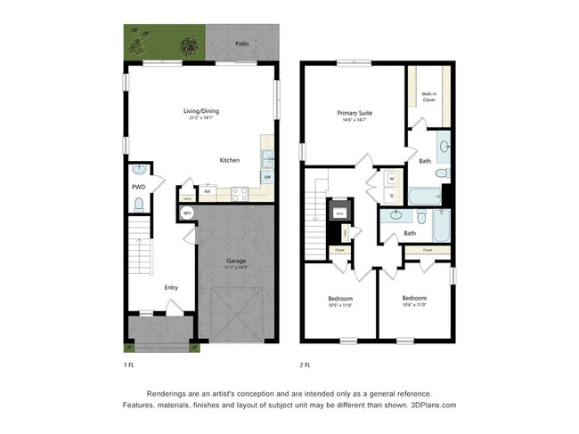 Coriander Floor Plan - Covey Homes Clements Ferry