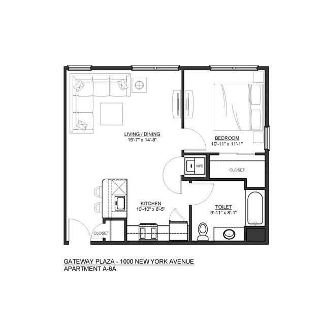 Floorplan: A6-A - Gateway Plaza