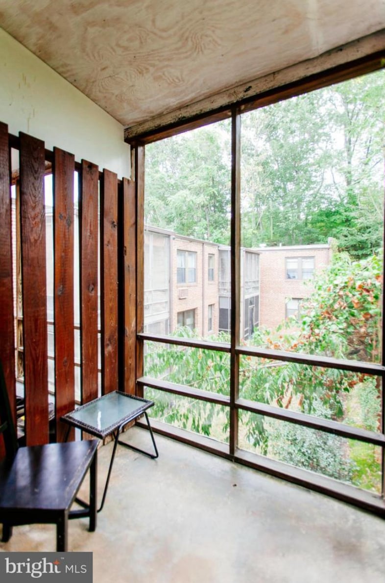 Private, enclosed balcony in master bedroom - 3719 12th St NE