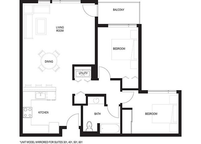 Floorplan - Second and Main