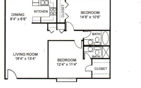2BR/2BA - Villas Las Toronjas