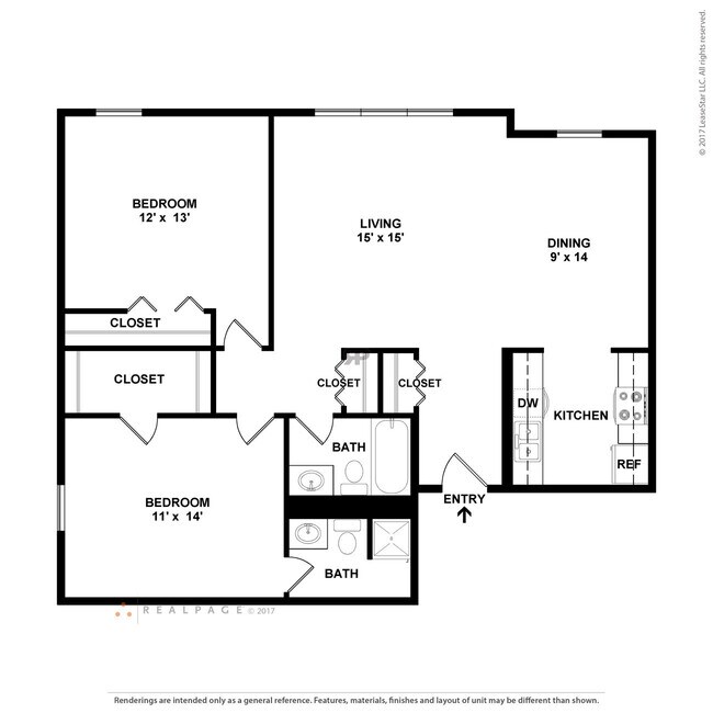 Floorplan - Douglass Apartments