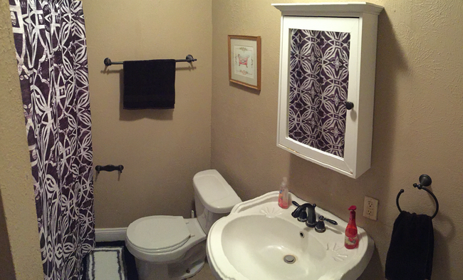 The shared bathroom. - 1525 South 7th Street