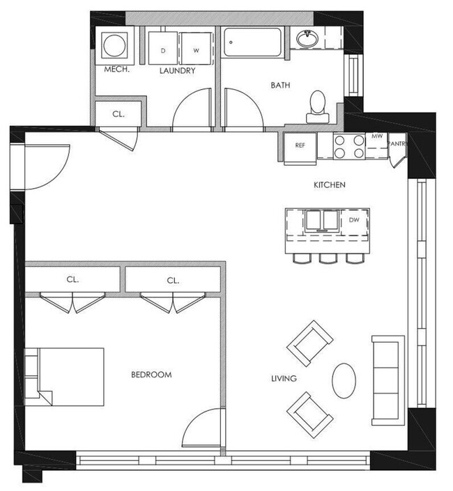 Floorplan - Sands Senior Apartments