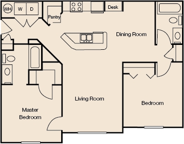 Floorplan - Thomas Chase Apartments