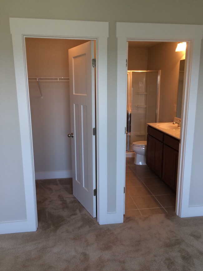 Master closet and bath - 420 Meritage St