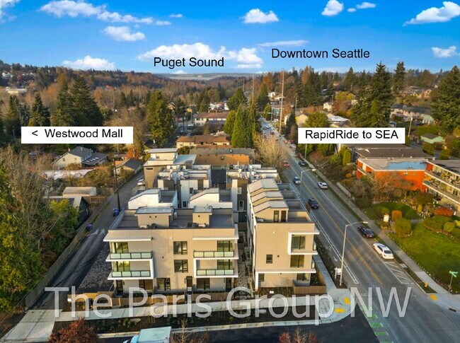 Building Photo - Mod Light-Filled 2023 West Seattle TH * Rooftop Deck, A/C & 3 Bedrooms