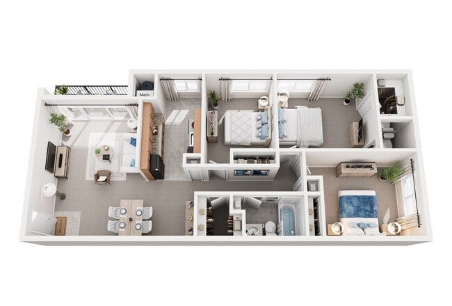 3 Bed 1.5 Bath Executive - Americana Southdale
