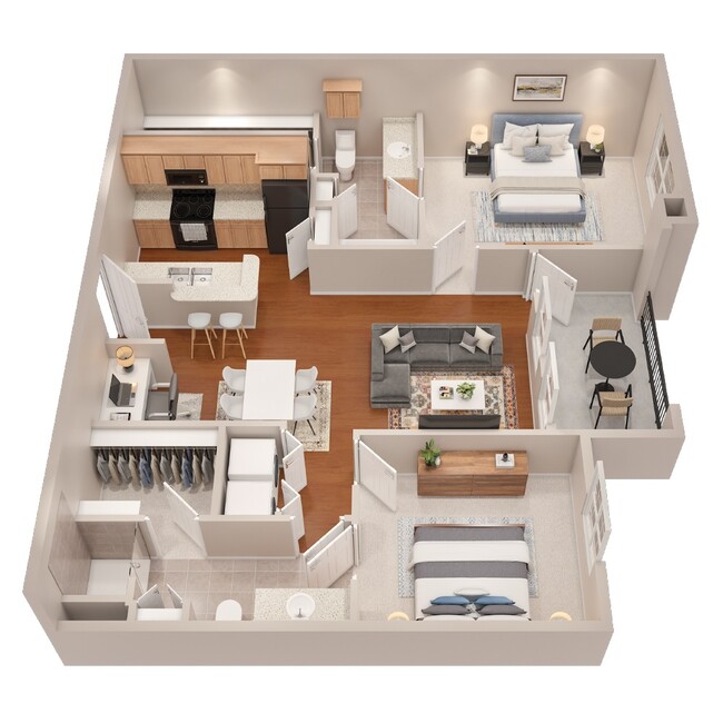 Floorplan - The Grand Parkway Senior Apartments