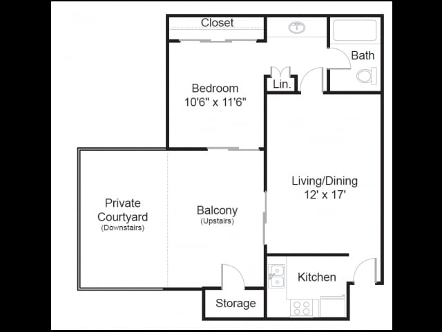 1BR/1BA - Brookwood