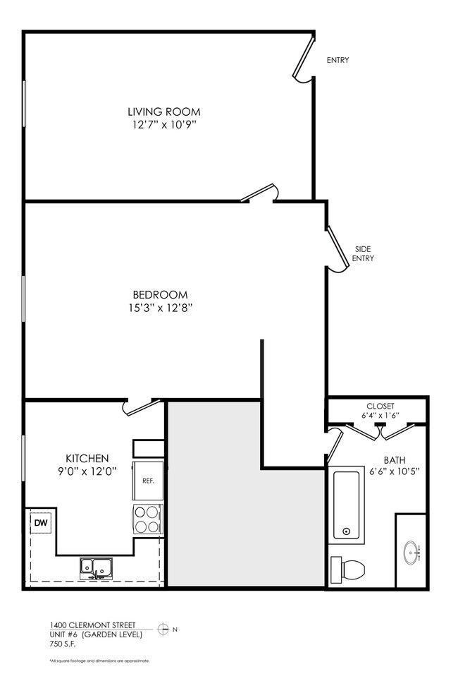 Floorplan - 1400 Clermont