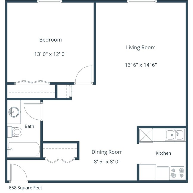 Floorplan - Sargent Apartments