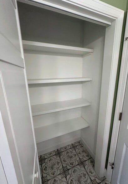 Bathroom closet - 489 Boston Neck Rd