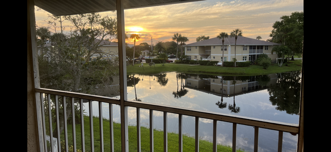 Sunrise from your private screened balcony - 1531 SE Royal Green Cir