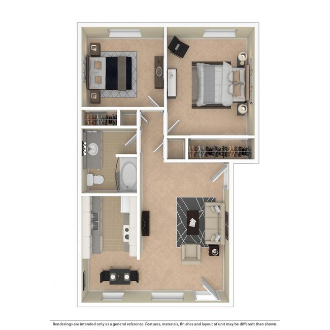 Floorplan - Greenwood Park Apartments