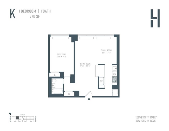 Floorplan - 120 West 97th  Street