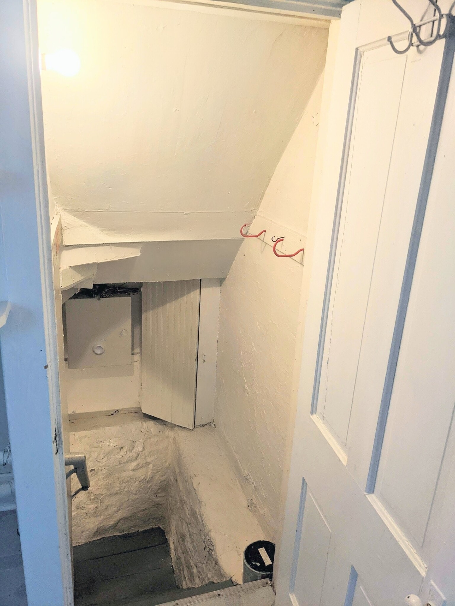 Stairs to unfinished basement - 1410 Hamilton St SW