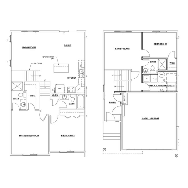 Woodside Floor Plan - Woodside Townhomes