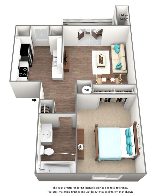 Floorplan - Union Heights Apartments