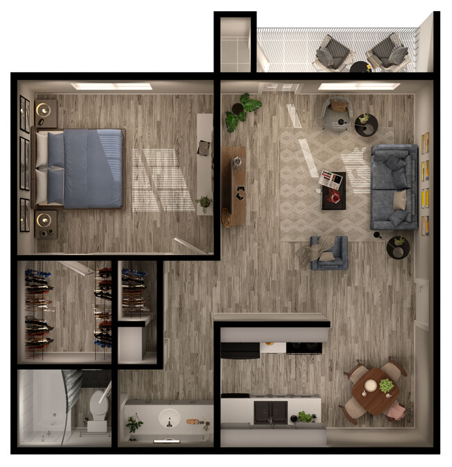 Floorplan - Agave Apartments